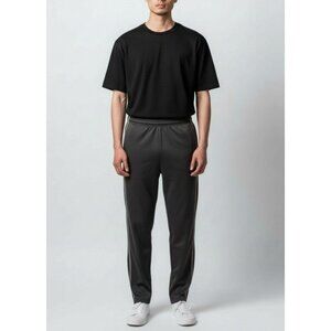 Fila Sport Black Track Pants Size S Polyester Mens Elastic Waist